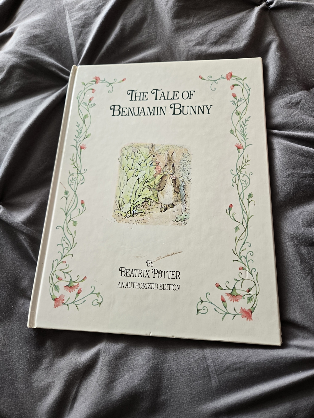 Vintage 1991 Beatrix Potter The Tale of Benjamin Bunny Childrens Hardcover Book